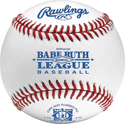 Rawlings Raised Seam Competition Grade Babe Ruth League Baseballs 12 Count RBRO1