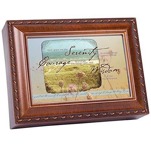 Cottage Garden Serenity Prayer Woodgrain Music BoxJewelry Box Plays How Great Thou Art Cottage Garden Serenity Prayer Woodgrain Music BoxJewelry Box Plays How Great Thou Art