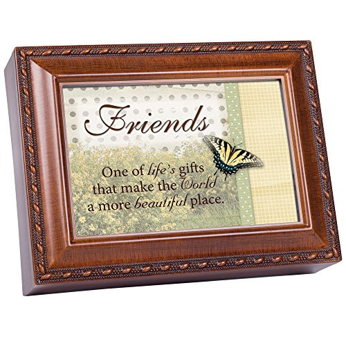 Cottage Garden Friends Woodgrain Music BoxJewelry Box Plays Thats What Friends Are For Cottage Garden Friends Woodgrain Music BoxJewelry Box Plays Thats What Friends Are For