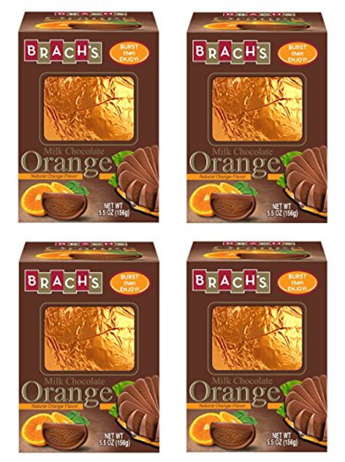 Brachs Candy Premium Milk Chocolate Orange Ball 5_5 Ounces Pack of 4 Brachs Candy Premium Milk Chocolate Orange Ball 5_5 Ounces Pack of 4
