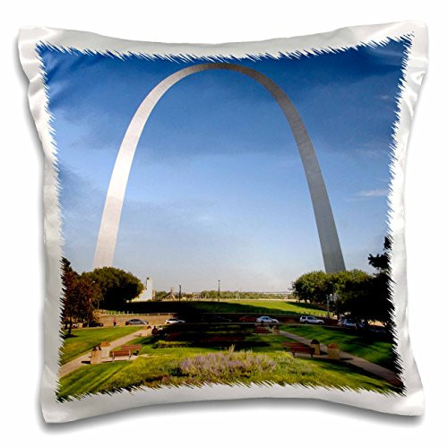 3dRose Gateway Arch, St Louis, Mississippi River, MO - US26 DFR0041 - David R. Frazier - Pillow Case, 16 by 16-inch (pc_91512_1) 3dRose Gateway Arch, St Louis, Mississippi River, MO - US26 DFR0041 - David R. Frazier - Pillow Case, 16 by 16-inch (pc_91512_1)