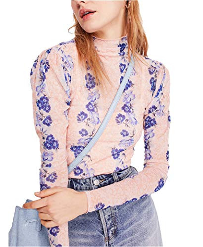 Free People Amber Top Neutral Combo LG Womens 12