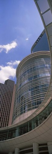 Low angle view of a building Chevron Building Houston Texas USA Poster Print 36 x 13