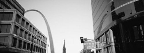 Posterazzi Low Angle View Of Buildings St_ Louis Missouri USA Poster Print 36 x 13