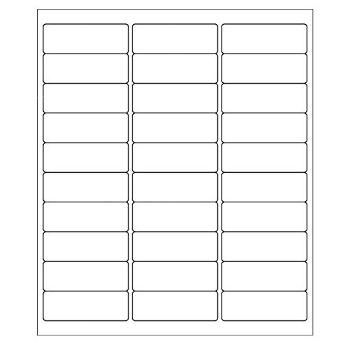 9527 Product 30 up 1" x 2-5/8" Sticker Labels Shipping Address Labels sku labels For Laser/Ink Jet Printer,100 sheets,total 3000 labels (30-up)