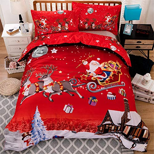 santa single duvet cover