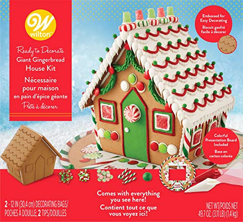 Wilton Ready-to-Decorate Giant Gingerbread House Decorating Kit Wilton Ready-to-Decorate Giant Gingerbread House Decorating Kit