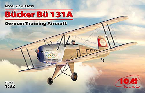 ICM 132 Scale BUcker BU 131A German Training Aircraft - Plastic Model Building Kit 32033 ICM 132 Scale BUcker BU 131A German Training Aircraft - Plastic Model Building Kit 32033