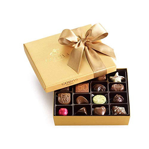 Godiva Chocolatier Classic Gold Ballotin Chocolate Perfect Hostess Gift Gifts for Her Mothers Day Gift Chocolate Lovers 19 Count
