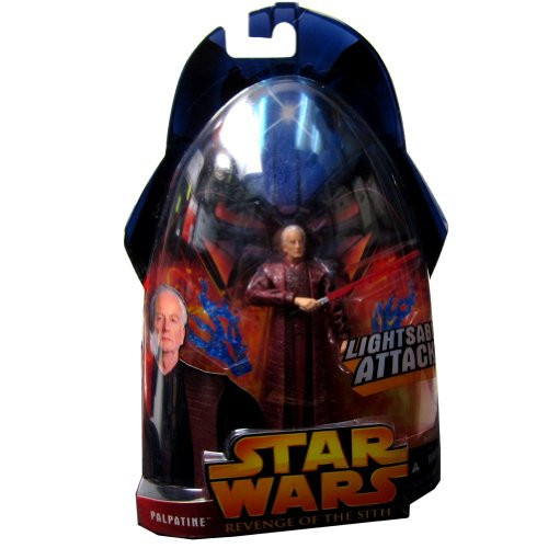Star Wars Revenge of the Sith Palpatine with Blue Lightsaber 35 Action Figure
