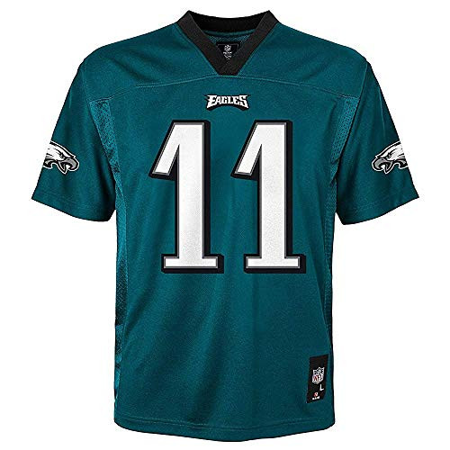 Carson Wentz Philadelphia Eagles NFL Kids Green Home Mid-Tier Jersey Kids 56
