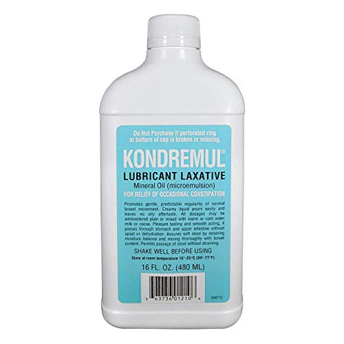 Kondremul Lubricant Laxative 16 oz Pack of 3