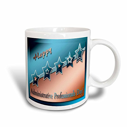3dRose mug_12179_3 Administrative Professionals Day, Copper and Blue - Magic Transforming Mug, Multicolored, 11 oz