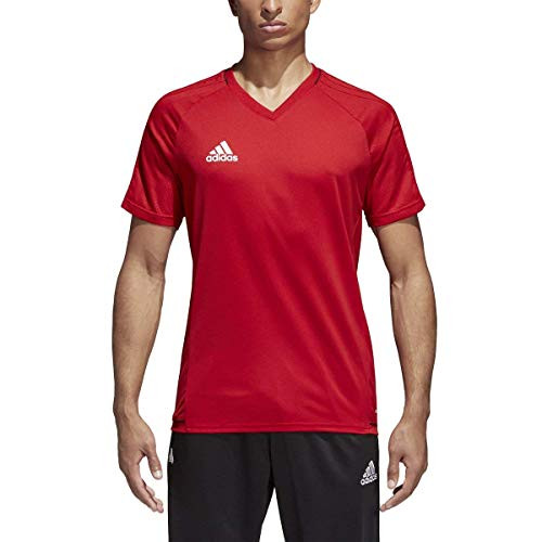Adidas Tiro 17 Mens Soccer Training Jersey S Power RedBlackWhite