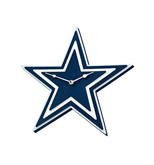 NFL Dallas Cowboys 3D Foam Word Wall Clock NFL Dallas Cowboys 3D Foam Word Wall Clock