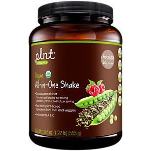 Vegan Allin One Shake Organic PlantBased Protein Powder Chocolate 20g Protein 1_22 Lbs_  15 Servings