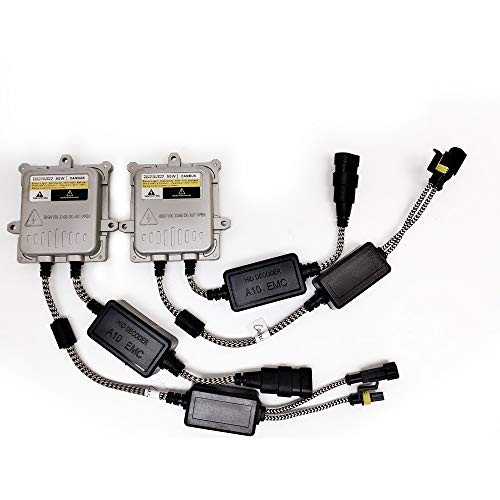 55W CANBUS Digital Slim Ballasts Warning Cancel for H1 H7 H4 H8 H9 H10 H11 H16 9005 9006 Universal Fit Pack of 2