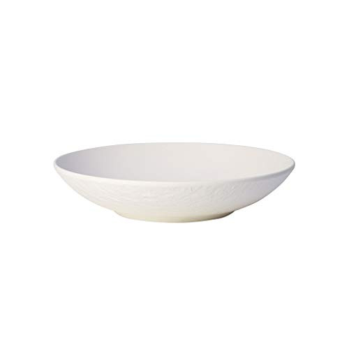Villeroy Boch Manufacture Rock Blanc Pasta Bowl 9_5 in Premium Porcelain White Villeroy Boch Manufacture Rock Blanc Pasta Bowl 9_5 in Premium Porcelain White