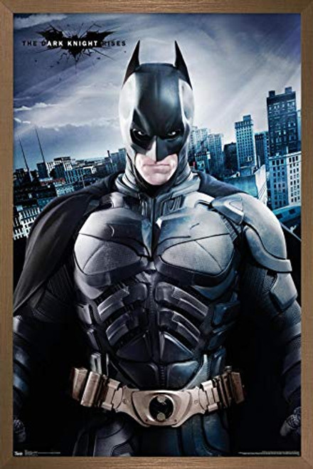 Trends International DC Comics Movie - The Dark Knight Rises - Batman - The Caped Crusader Wall Poster 14_725 x 22_375 Bronze Framed Version Trends International DC Comics Movie - The Dark Knight Rises - Batman - The Caped Crusader Wall Poster 14_725 x 22_375 Bronze Framed Version