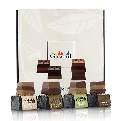 Giraudi Box of 16 Assorted Chocolates Cremini Artisan Pralines from Italy 160g5_64oz