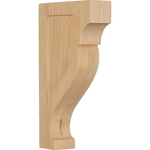 Ekena Millwork CORW02X07X12RKAL Wood Corbel 2 18W x 7D x 12H Alder