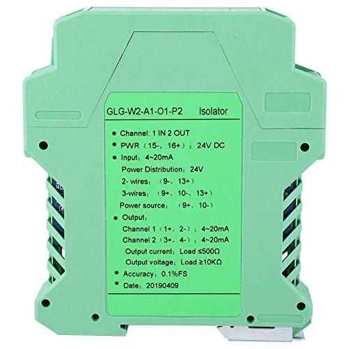 Current Signal Isolator DC 24V Signal Conditioner Current Signal Isolator Transmitter 4-20mA PLC Detect Signal Conditioner4