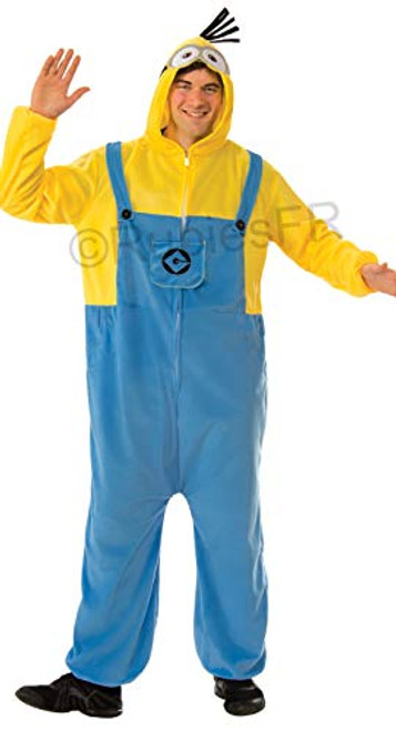 Rubies mens Despicable 3 Minion Onesie Adult Sized Costume As Shown Small US Rubies mens Despicable 3 Minion Onesie Adult Sized Costume As Shown Small US