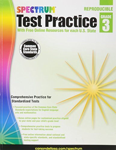 Spectrum Test Practice Workbook, Grade 3