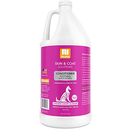 Nootie Soothing Aloe and Oatmeal Pet Conditioner Japanese Cherry Blossom - 1 Gallon Size