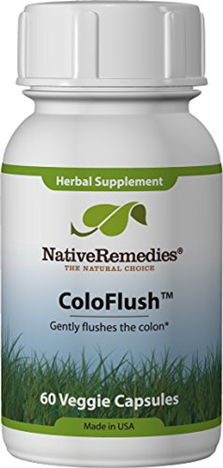 Native Remedies ColoFlush - All Natural Herbal Supplement for Gentle Flushing of The Colon - Supports Healthy Functioning of The Digestive System - 60 Veggie Caps Native Remedies ColoFlush - All Natural Herbal Supplement for Gentle Flushing of The Colon - Supports Healthy Functioning of The Digestive System - 60 Veggie Caps