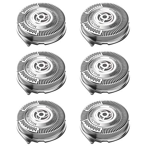SH50 Replacement Heads for Philips Norelco Shavers Series 5000 OEM SH5052 Replace HQ8 Heads 6 Pack
