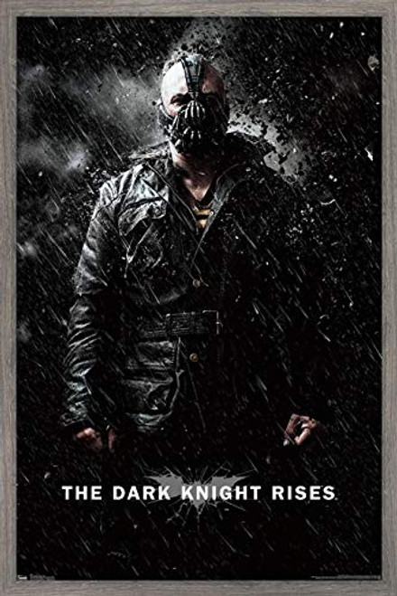 Trends International DC Comics Movie - The Dark Knight Rises - Bane Rain Wall Poster 14_725 x 22_375 Barnwood Framed Version Trends International DC Comics Movie - The Dark Knight Rises - Bane Rain Wall Poster 14_725 x 22_375 Barnwood Framed Version