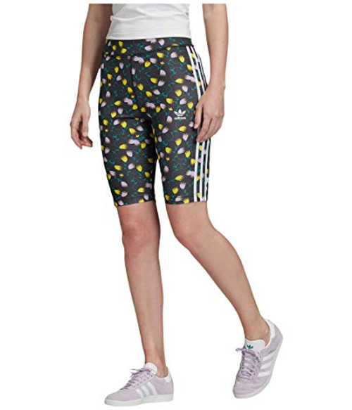 adidas Originals Womens All Over Print Cycling Short Multicolor X-Small
