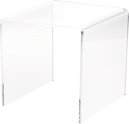 Plymor Clear Acrylic Square Display Riser 8 H x 8 W x 8 D 14 Thick