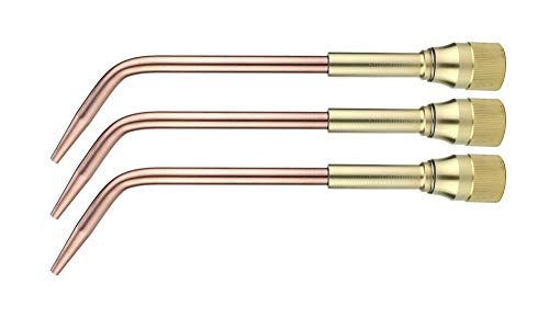 SUA Acetylene Welding   Brazing Tip 23A90 Compatible with Harris Torches - Mixer D-85 - 3-PACK Sizes 1 2   3