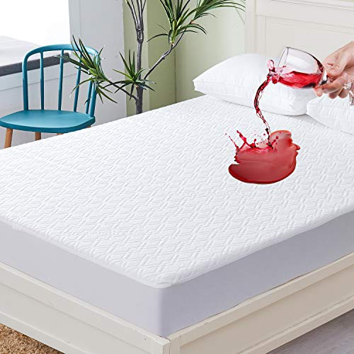 Cooling King Size Mattress Protector with 3D Air Fabric Mattress Cover Luxury Bamboo Waterproof Mattress ProtectorUltra Soft Breathable Mattress Pad Cover - Hypoallergenic Mattress Protector Cooling King Size Mattress Protector with 3D Air Fabric Mattress Cover Luxury Bamboo Waterproof Mattress ProtectorUltra Soft Breathable Mattress Pad Cover - Hypoallergenic Mattress Protector