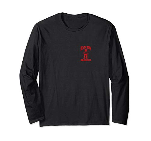 Death Row Records Red On Black Death Row Logo Long Sleeve T-Shirt