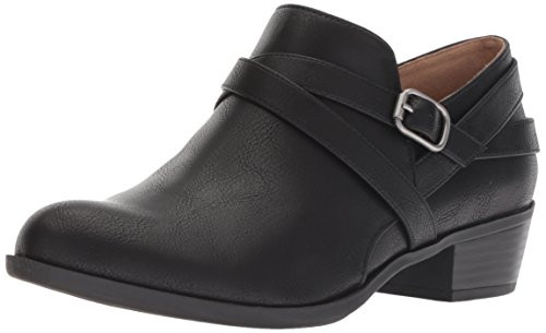LifeStride womens Adley Ankle Boot Black 8_5 Wide US