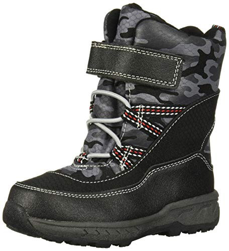 Carters Boyss Uphill2-B Weather Boot Black 12 Little Kid