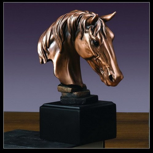 Horse Head Statue - Sculpture