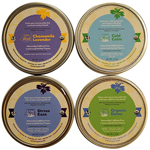 Heavenly Tea Leaves Tea Sampler Wellness 4 Count