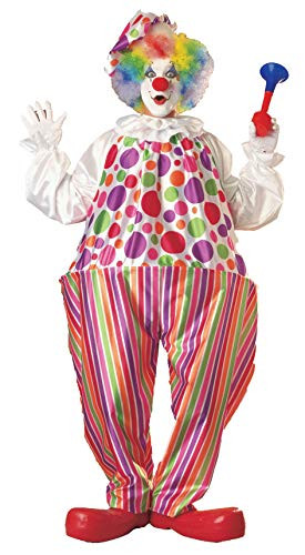 Rubies Snazzy Clown Multicolored One Size Costume