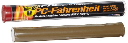 PC Products PC- Fahrenheit Epoxy Putty, Moldable 2oz Stick, Brown 25574