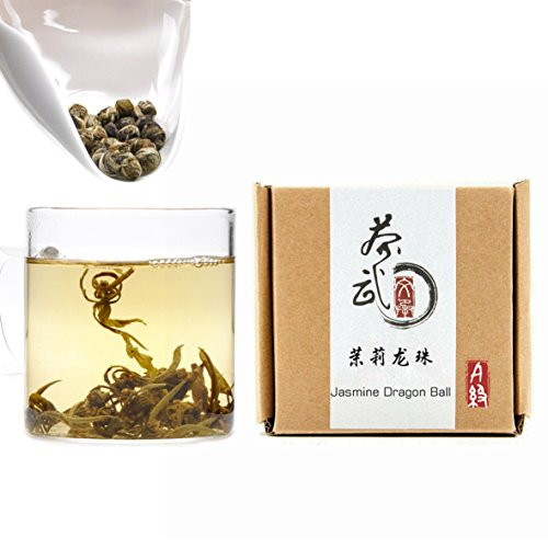 Cha Wu-A Jasmine Pearls Tea Dragon Ball8_8oz250gLoose Leaf Green Tea of Chinese