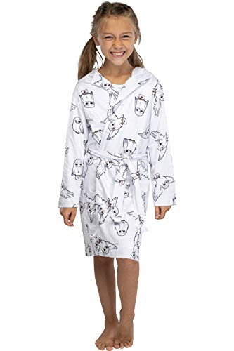 Harry Potter Girls Hedwig Owl Robe Minky Soft Plush Coverup LargeXL