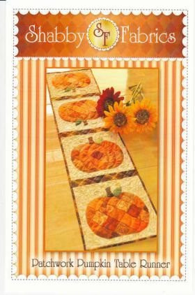 Shabby Fabrics Patchwork Pumpkin Table Runner Pattern
