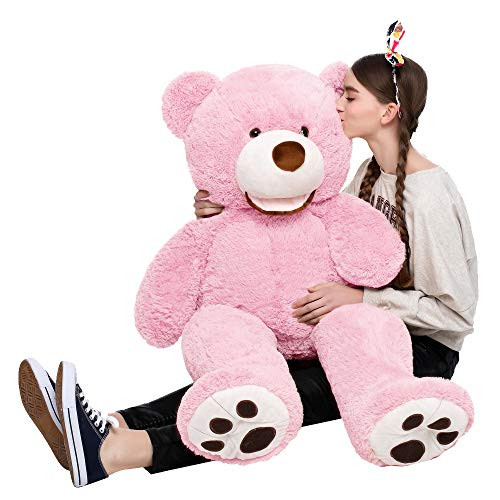 MorisMos Giant Teddy Bear with Big Footprints Big Teddy Bear Plush Stuffed Animals for GirlsChildrenGirlfriend MorisMos Giant Teddy Bear with Big Footprints Big Teddy Bear Plush Stuffed Animals for GirlsChildrenGirlfriend