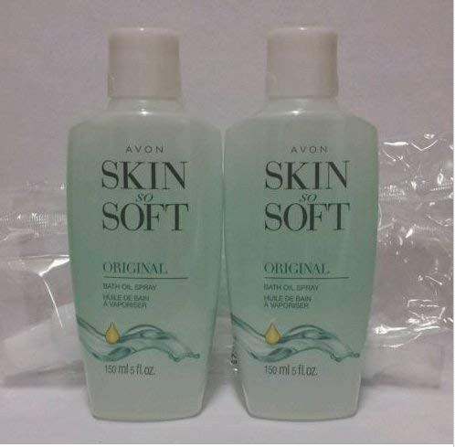 Lot of 2 Avon Skin So Soft SSS Bath Oil Original Scent with Pump