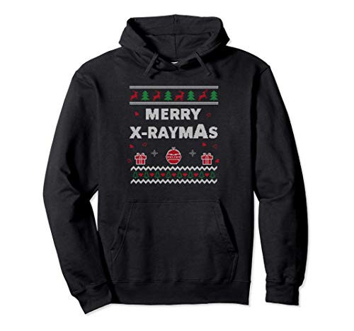 Radiology Funny Ugly Christmas Style Radiology Tech Gift Pullover Hoodie