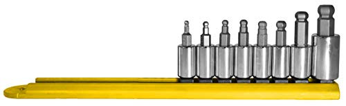 Mayhew Tools 16022 SAE Ball Hex Socket Bit Set 8 Piece